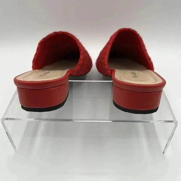 Pia Alba by Bayong Republic Red Macrame with a Floral painted Slip-On Mules 10 - Picture 2 of 10